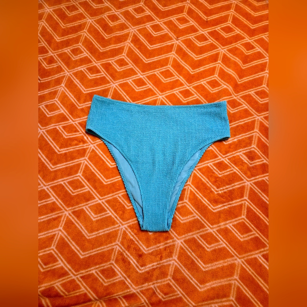 Aerie | XL | Blue High Waisted Cheeky Swimsuit Bottom
